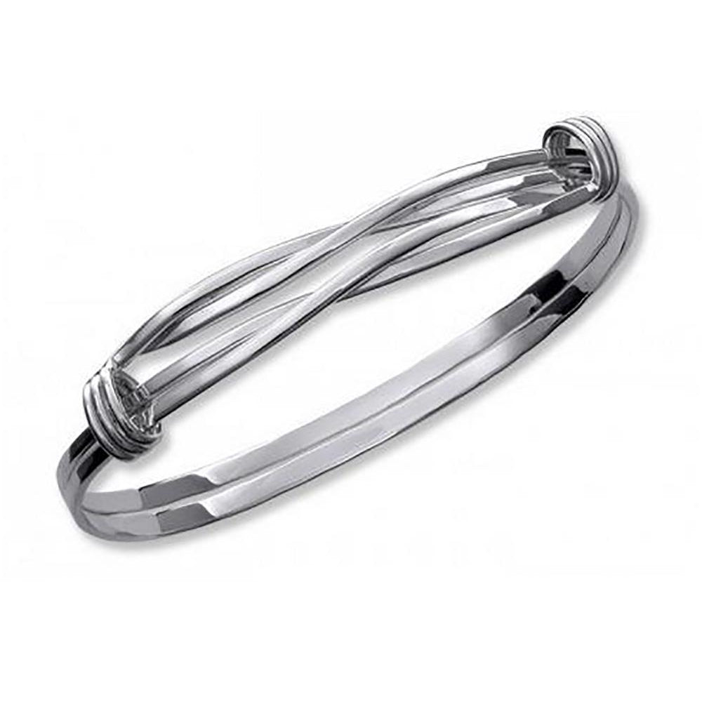 Ed Levin Jewelry-Bracelet-Signature Twist, Sterling Silver