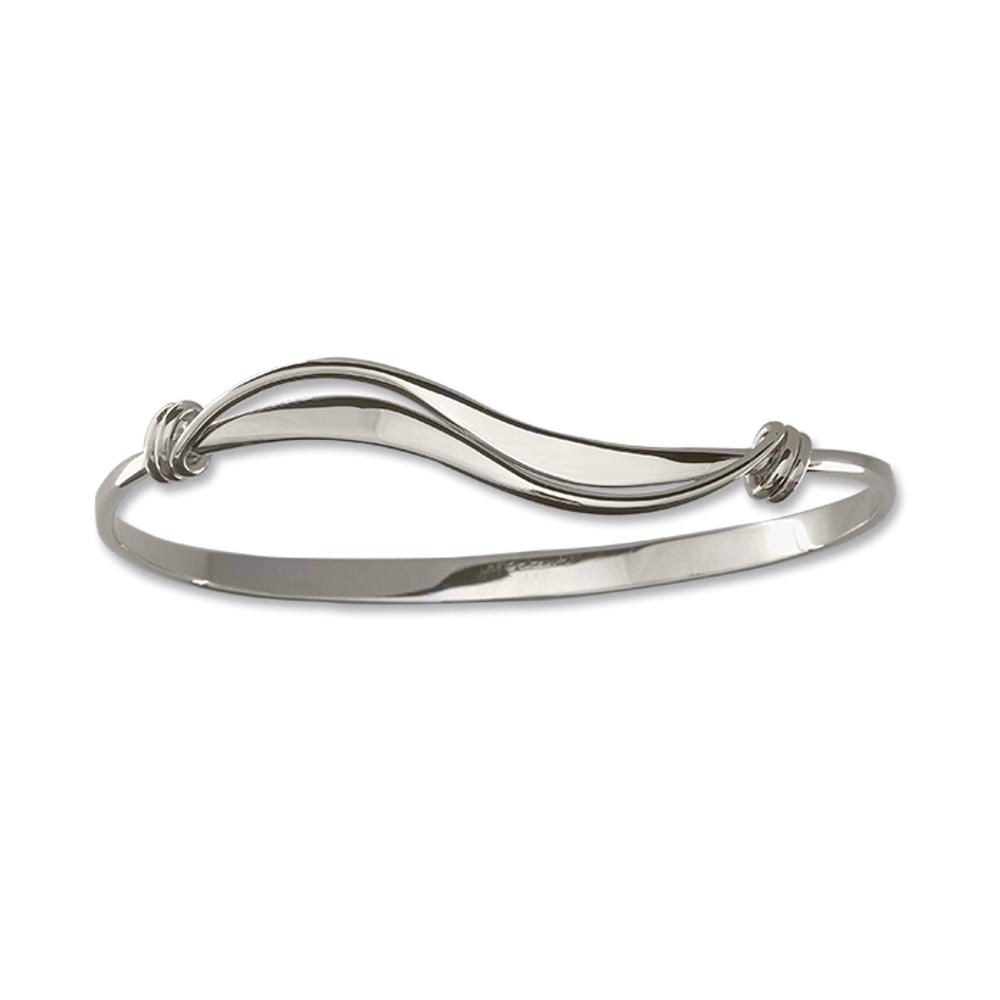 E.L. Designs by Ed Levin Studio - Wave, Silver-Bracelet-teklaestelle