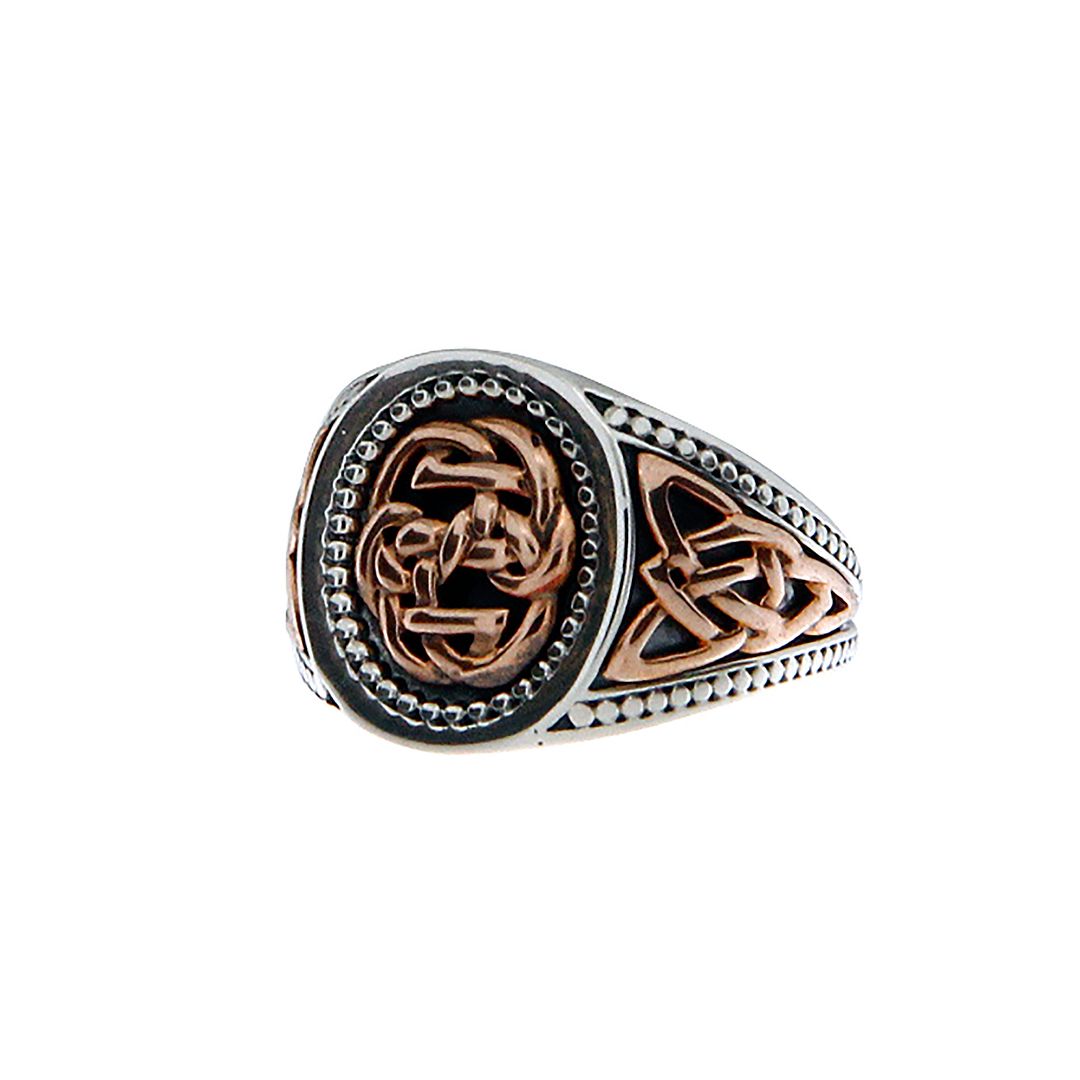 Celtic Path of Life, Sterling Silver & Bronze