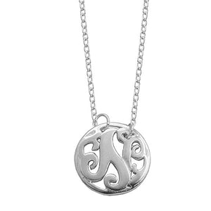 Monogram Letter N Necklace-teklaestelle