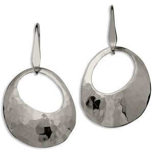 Ed Levin Jewelry-Earring-Olive Earrings, Sterling Silver