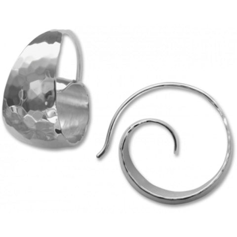 Ed Levin Jewelry-Earring-Ringlet, Sterling Silver