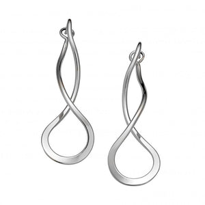 Ed Levin Jewelry-Earring-Endless Braid Earring, Sterling Silver