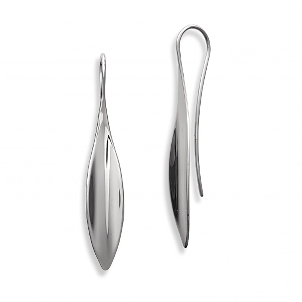 Ed Levin Jewelry-Earring-River Willow, Sterling Silver