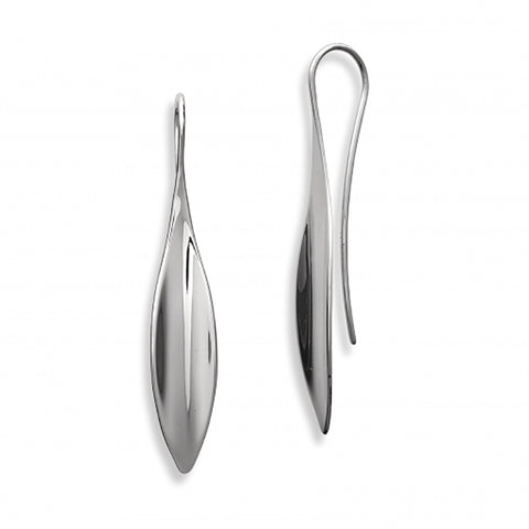 Ed Levin Jewelry-Earring-River Willow, Sterling Silver