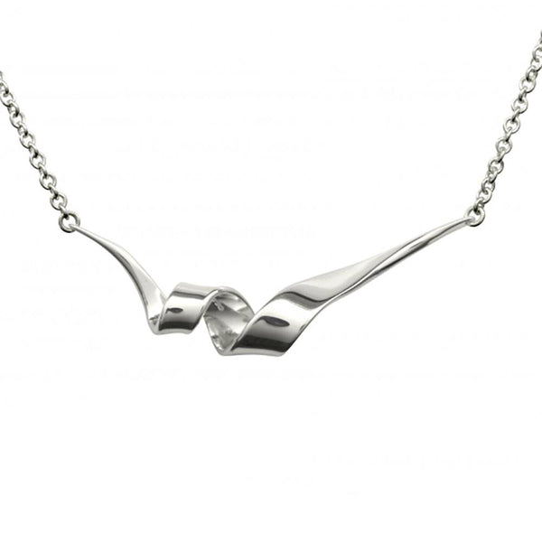 Ed Levin Jewelry-Necklace-Corkscrew Necklace, Sterling Silver