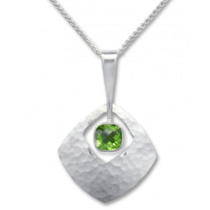 Echo Necklace, Peridot-Necklace-E.L. Designs by Ed Levin Studio-teklaestelle