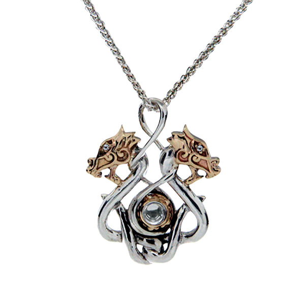 Double Headed Dragon Necklace