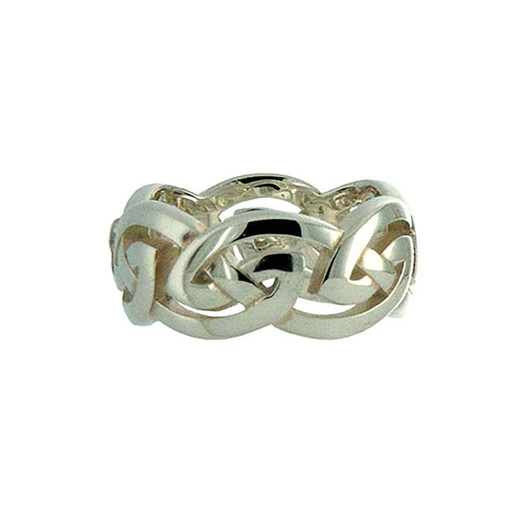 Keith Jack Jewelry-Eternity Knot "Gowan" Ring X-Wide, Sterling Silver
