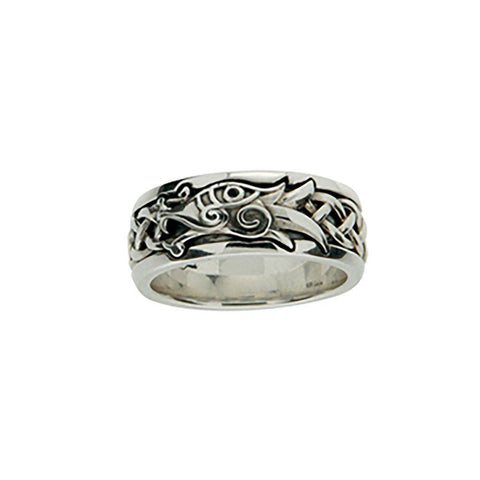 Keith Jack Jewelry-Dragon Ring, Sterling Silver
