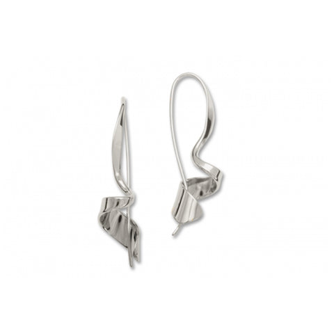 Corkscrew Earrings, Sterling Silver